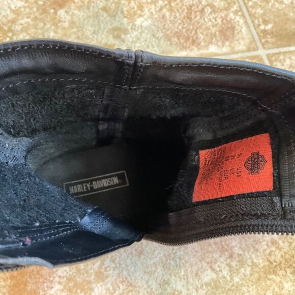 Genuine Harley-Davidson Women’s Leather Riding Boots 5 1/2 USA - Picture 16 of 16